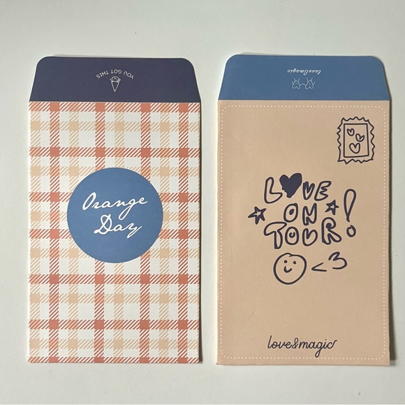 🍭3/$18 aesthetic pastel sunset envelopes letters junk journal supplies - Picture 4 of 17